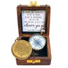 Be Strong and Courageous, Do Not Be Afraid Quote Engraved Brass Directional Magnetic Compass, Joshua 1: 9 Religious Gifts for Women Men Boy Girl, Confirmation Gift Ideas, Baptism & Missionary Gifts