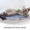 YIKEXIAOSHULIN Fish Cat Toy Realistic Fish Cat Catnip Toy Soft Cat Chewing Fish Toy for Indoor Cats Adult Kitten Interactive