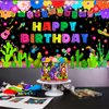 Avezano Fiesta Birthday Party Banner Mexican Fiesta Happy Birthday Backdrop Mexican Birthday Party Decorations Fiesta Theme Happy Birthday Banner Mexican Party Supplies 70.8 x 43.3 Inch