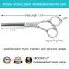 Professional 5.5 Inch Hair Cutting Scissors Hair Thinning Shears Set, Salon Barber Hair Cutting Texturizing Blending Shear for Women Men Adults, Handmade from 440C Japanese Stainless Steel