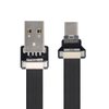 chenyang USB C Flat Cable USB 2.0 Male to USB C Male Ribbon Flex Extension Cable Adapter 0.5M