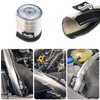 Heat Shroud Aluminized Sleeving Heat Shield fuel line wire heat sleeve 1/2" I.D. x 10FT with 20 Pcs 3.9Inch Stainless Steel Cable Metal Zip Ties