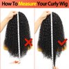 Besurina Kinky Curly Lace Front Wig Human Hair 13x4 Wear and Go Glueless Wigs Human Hair Pre Plucked with Baby Hair 22 Inch HD Deep Jerry Curly Wave Lace Frontal Wigs 151% Density Full and Thick