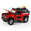 Toy Cars Ford Bronco 1:24 Diecast, Bronco Trucks Pull Back Truck Toy, Gifts for Kids Boys Bronco Car Lovers Collection, Red