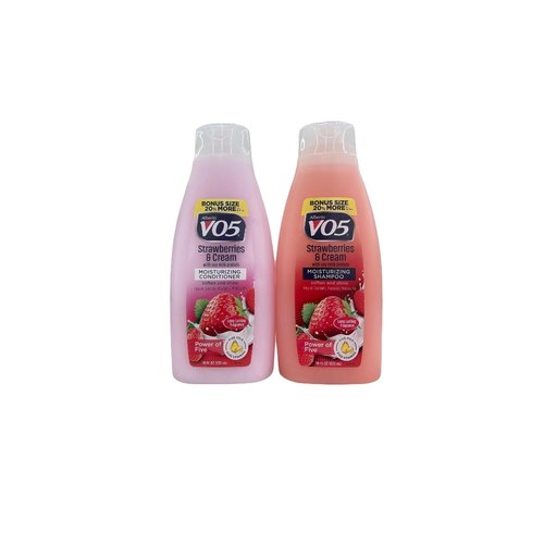 strawberries cream moisturizing shampoo conditioner set