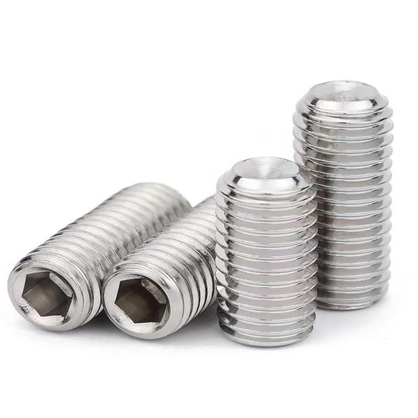 20 Pcs M10-1.5x10mm Hex Socket Head Cup Point Set Screws, Allen Head Grub Screw, Internal Hex Drive Headless Set Screw, 304 Stainless Steel,for Bathroom Fixtures, Door Knobs, Faucets, Plumbing