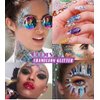 GL-Turelifes Mermaid Chunky Glitter Gel Chameleon Glitter Body Gel Festival Glitter Cosmetic for Face Body Hair Nails Makeup Scale Polarized Sequins Glitter Eyeshadow 30ml (#16 Silver Purple)