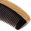 Breezelike Hair Comb - Wooden Fine Tooth Comb for Women, Men and Kids - No Static Sandalwood Buffalo Horn Comb