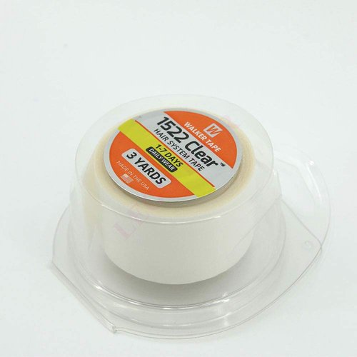 "1522 Clear Tape" Double Sided Roll Tapes Stickers Adhesive for Men Hair System Replacement Toupee Hair Extension Wig Bundles Hair Weave Closure Lace Frontal(3 Yards & 1 Inch)