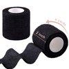 BQTQ 40 Rolls Self Adhesive Bandage Black Adhesive Wrap 2 inch Self Adherent Wrap Stretch Bandage Self Stick Bandage Wraps for Wrist Ankle Swelling Sprains