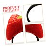 Beatifufu Strawberry Headband Hair Bands Skin Care Headband Hair Tie Spa Headbands Facial Headbands Spa Headband for Washing Face Skincare Headband Makeup Headband Cloth Accessories Food