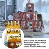 Hosi Miniature Beer Bottles, Multipurpose 1:12 Dollhouse Accessories Vivid Details for Gifts