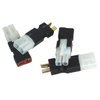 2 Pair ShareGoo Adapter Compatible with Big Tamiya Style to Deans T Style Plug Female Male Adapter for RC FPV Drone Car Truck Lipo NiMH Battery Charger ESC