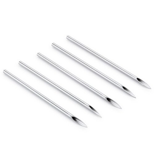 BodyJewelryOnline Body Piercing Needle, 25pcs 14G Stainless Steel Sterile Disposable Ear Nose Navel Nipple Lip Piercing Needles
