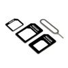 MMOBIEL Universal 3 in 1 / Standard/Micro/Nano Sim Card Cutter incl. 3 SIM Adapters and 1 SIM Card Eject Pin