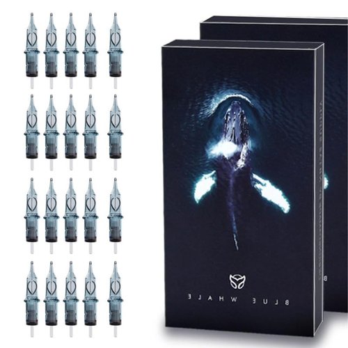 INKSOUL Tattoo Cartridge Needles 1007RL Professional Disposable Tattoo Needle Cartridges #10(0.3mm) 07 Round Liner for Rotary Pen Machine Supply #10(7RL) 20PCS