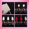 Nail Stand Acrylic Nail Art Display Stand Magnetic Nail Tips Practice Holder 54 Pcs Reusable Adhesive Putty for DIY Painting Nails Stand kit (Pink)