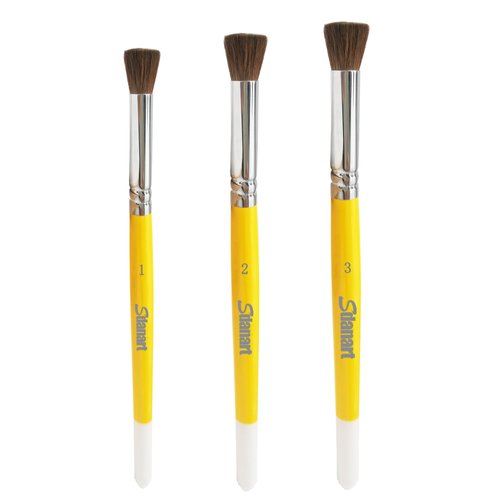 Sdanart Pastel Smoothing Paint Brushes,Paintbrush for Pastel Blending，Professional Pastel, Chalk and Charcoal Pastellist Blender Brush，for Pastelliste Chalk Charcoal Acrylic Watercolor Oil Painting