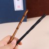 2Pcs Wooden Hair chopsticks, Bamboo Shape Hair Sticks Simple Vintage Hair Pins Hair Accessories for Women Thick Hair