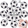 Mini Sports Balls for Kids Party Favor Toy, Soccer Ball, Basketball, Football, Baseball (12 Pack) Squeeze Foam for Stress, Anxiety Relief, Relaxation. (12 Pack (Soccer Balls))