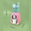 LUOZZY Mini Water Dispenser Toy for Kids Simulation Animal Water Machine Toy for Kids Water Dispenser Dollhouse Toy (Green)