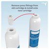 AquaticLife Inline Carbon Block Aquarium Water Filter Replacement Cartridge for RO Buddie and Reverse Osmosis Tank Kit