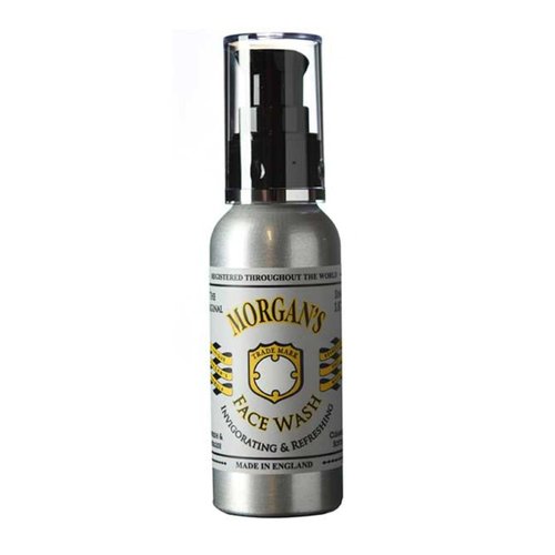 Morgan's Pomade Face Wash, Energising and Cleansing Face Wash for Dull and Tired Skin, Moisturises and Reduces Breakouts with Vitamin B5 and Peppermint 3.5 Fl Oz