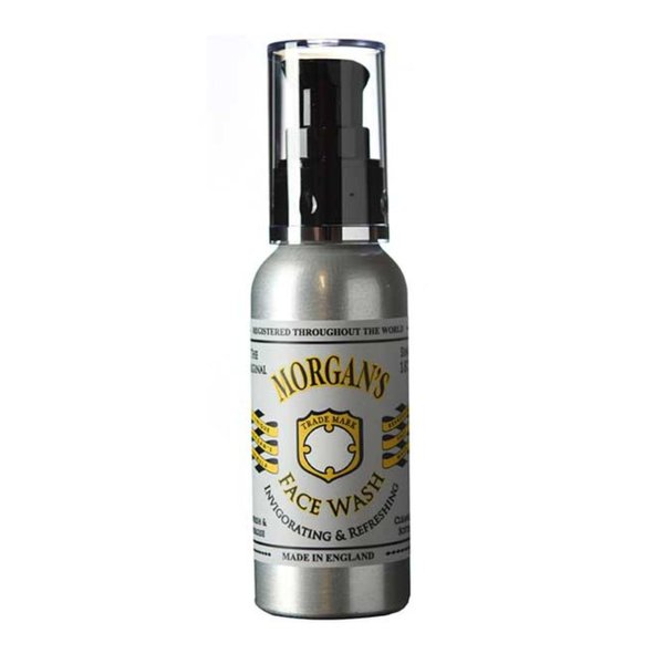 Morgan's Pomade Face Wash, Energising and Cleansing Face Wash for Dull and Tired Skin, Moisturises and Reduces Breakouts with Vitamin B5 and Peppermint 3.5 Fl Oz