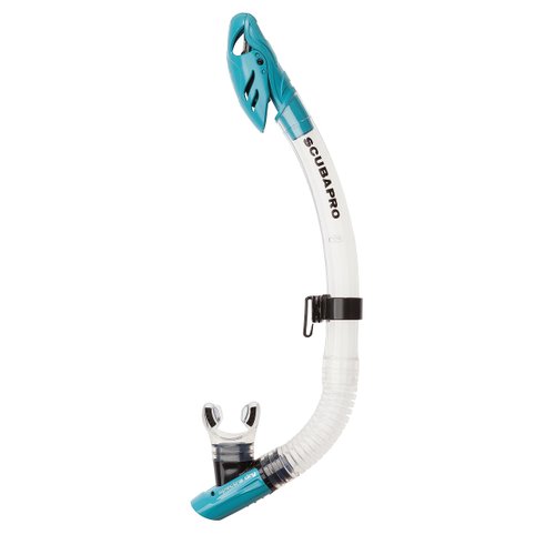 Scubapro Redesigned Spectra Dry Snorkel, ClearTurquoise