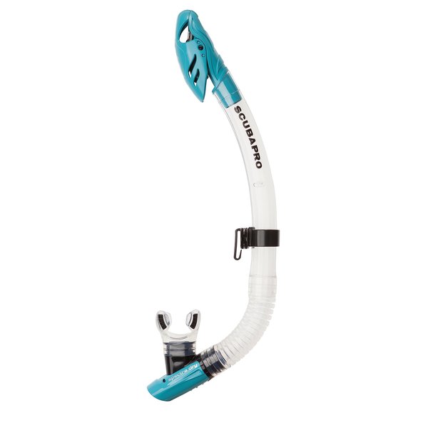 Scubapro Redesigned Spectra Dry Snorkel, ClearTurquoise