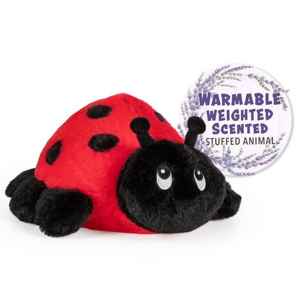 1i4 Group Warm Pals - Ladybug - Cozy Lavender Scented Plush Toys - Stuffed Animal - Coolable Bedtime Comfort Plushie