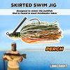 Lunkerhunt Skirted Swim Jig Fishing Lure, Perch