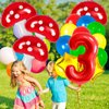 3 Balloon Number Red Blue Green Yellow Balloon Cartoon Mushroom Decorations Star Balloons for Birthday, Carnival, Party Activities, Cartoon Video Game Theme Party Supplies