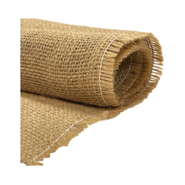 FabricLA Burlap Fabric - 40" Wide Jute Cloth for Arts & Crafts, Home Decor & Gardening - Rustic Hessian Croaker Gunny Material - Ideal for Outdoor Planters - 2 Yards