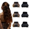 Nalodu Small Hair Claw Clips, 1.8 Inch Bendable Teeth Non-Slip Unbreakable Matte Medium Hair Clip for Women Thin and Medium Curly Hair, 6 Pack