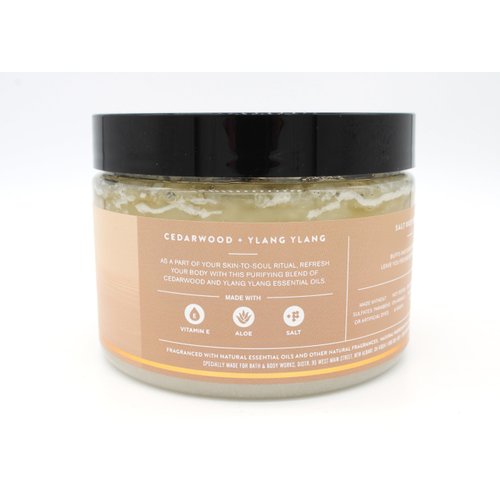 Generic Cedarwood & Ylang Ylang, Bath and Body, Salt Body Scrub, 17 oz