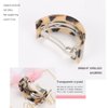 minkissy 4PCS Semicircle Ponytail Clip French Hair Barrettes Clip No Slip Jaw Clip Semi Circle Clip Ladies Hair Claw Tie Clamp Hair Barrettesfor Thick Hair