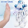 SGILE RC Robot Toys for Kids, Gesture Sensing Programmable Rechargeable Remote Control Robot for Age 3 4 5 6 7 8 12 Year Old Boys Girls Birthday Gift Present, Blue