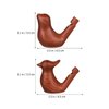 4pcs Bird Water Whistles: Pottery Bird Whistles Cartoon Bird Whistle Whistles Noisemaker for Party Favors Musical Instrument