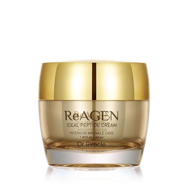 Peptide Cream - Wrinkle Repairing Daily Anti-aging Moisturizer for Fine Lines and Wrinkles, Dark spots, All Skin Types, Dry, Sensitive, Mature Skin, 1.69 fl. oz/50ml, Dermatologist Tested by Dr.Oracle