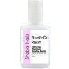 SHEBA NAILS Brush On Nail Resin 1/2 oz (15 ml) - Clear Professional Nail Adhesive for Wraps and Nail Strengthening Nail Glue Strong Bond