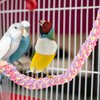 Totority Hammock Swing Ferret Toys Sugar Glider Toys, Hamster Toy Cage Rat Rope Toy Sugar Glider Toy Bird Rope Perch Swing Toy for Climbing/Exercising Hammock Swing Ferret Toys