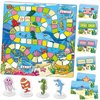 Broytain Word Ocean Phonics Board Game for Kids,Educational Learning Word Board Games for Boys and Girls,Reading and Spelling Word Games Ages 4 5 6,Classroom Travel Indoor Outdoor Family Games
