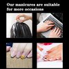 300PCS Short Coffin Nail Tips, Half Cover No C Curve Nail Tips, 12 Sizes Full Matte Coffin Nails Tips for Acrylic Nails Professional, Acrylic Short Press on nails for Nail Extension at Home DIY Salon