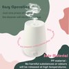 Menstrual Cup Sterilizer Steamer, 3-in-1 for Cleans, Dries, and Stores Your Period Cup- Leak-Free - 99.9% Cleaned, Suitable for Any Cups