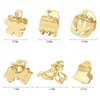 ACO-UINT 12 Pcs Small Hair Clips for Women, Gold Hair Claw Clips Sturdy Mini Metal Claw Clips, Cute Clips for Hair 90s Hair Accessories for Women and Girls