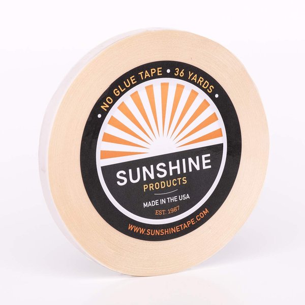 Extended Wear Hair System Tape Roll - No Glue Wig Tape - Matte Dull Shine Hair Tape - Long Lasting 1-2 Week Hold - 1/2" x 36yds