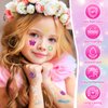 Temporary Glitter Tattoo Kit for Kids - Glitter Gel & Metallic Tattoo with 300+ Stencils - Craft Kits Christmas Halloween Gifts for 6-8 Year Old Girls & Boys - Birthday Party Favors for Kids 4-8-12