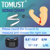 TOMUST Tennis Elbow Brace - Adjustable Forearm Support Band with Gel Compression Pad, Elbow Strap for Bursitis, Golfers, Tendinitis, Effective Pain Relief, Sports - Both Men, Women (Single), L-XL