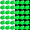 Ferraycle 36 Pcs Mini Rubber Frogs Glow in The Dark Rubber Frogs Baby Shower Tiny Rubber Frogs Bulk, Float Bath Toys Bathtub Mini Frogs for Shower Birthday Party Favors Carnival Gift